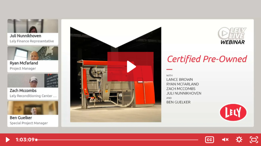 Episode 3: Lely Certified Pre-Owned